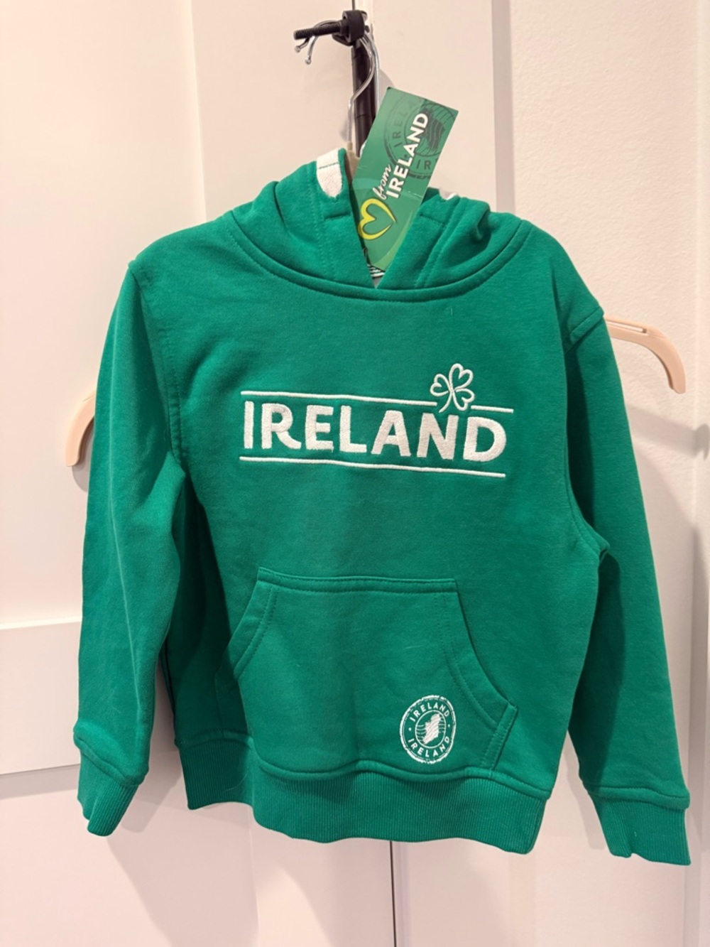 Green Kids Ireland Hoodie Sweatshirt